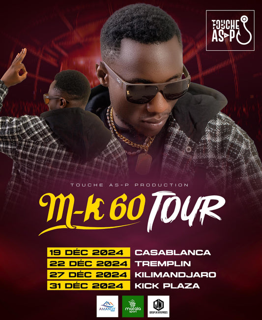 La tournée musicale de l'Artiste Musicien M-K 60