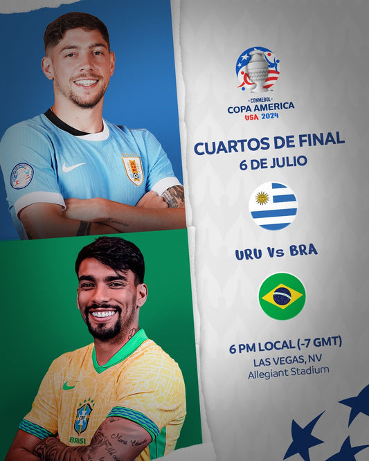 Quarts de Finale de la Copa America 2024 : Brésil contre Uruguay à Las Vegas