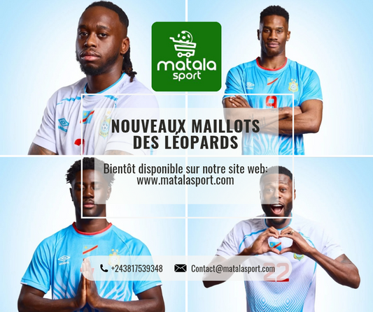Nouveaux maillots des Léopards de la RDC